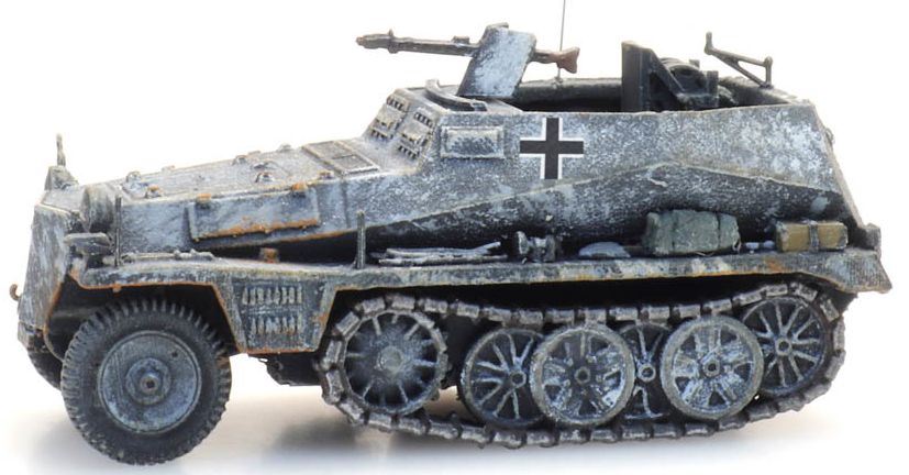 Artitec 1:87 Scale WM Sd.Kfz. 250/2 Winter 1:87 Ready-Made, Painted