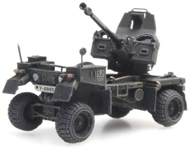 Artitec 1:87 Scale BRD Kraka 20 MM Mk 1:87 Resin Kit, Unpainted