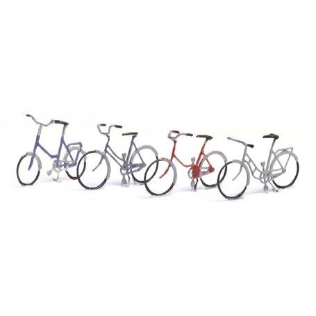 Artitec 1:87 Scale Bicycles Set A (4 Pcs) 1:87 Ready-Made, Painted