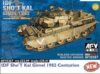 AFV Kits 1:35 Scale Centurion IDF Sho'T Kal Gimel 1982