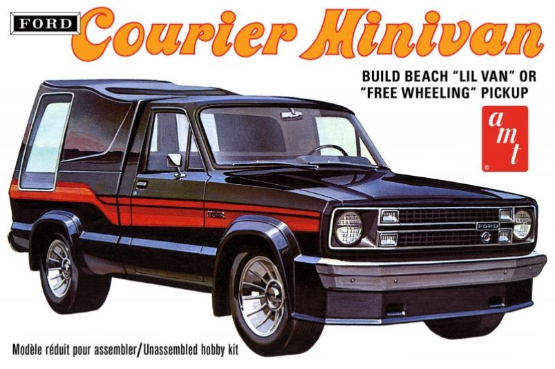 AMT Kits 1:25 Scale Ford Courier Minivan 1978