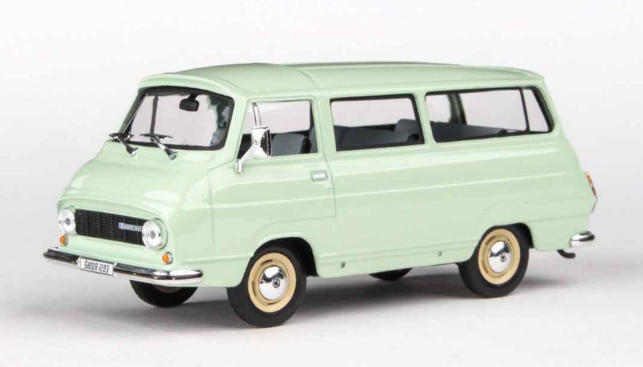 Abrex 1:43 Scale Skoda 1203 1974 Light Green