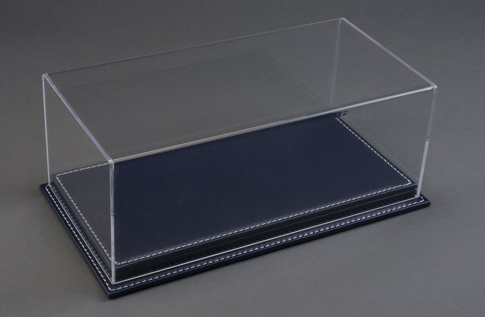 Atlantic  1/18th Scale Mulhouse  Display Case with Dark Blue Leather Base