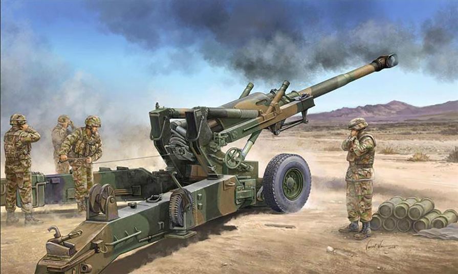 Trumpeter 1:35 Scale M198 Medium Towed Howitzer Early
