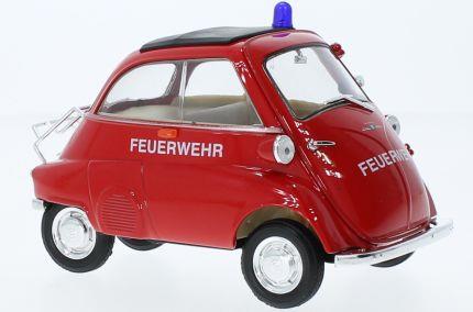 Welly 1:18 Scale BMW Isetta Fire Brigade Red (1:24 BOX)