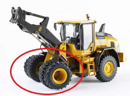 AT Collections 1:32 Scale FORREZ dual wheelset Perfect for silage