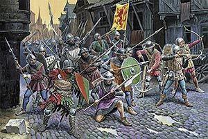 Zvesda Kits 1:72 Scale French Infantry 100 Years War