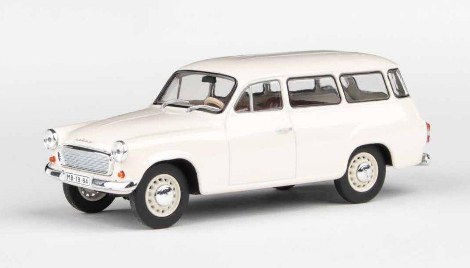 Abrex 1:43 Scale Skoda 1202 1964 White