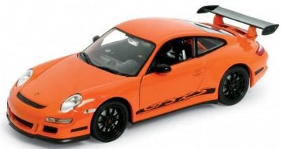 Welly 1:24 Scale Porsche 911 GT3 RS (997) - Orange