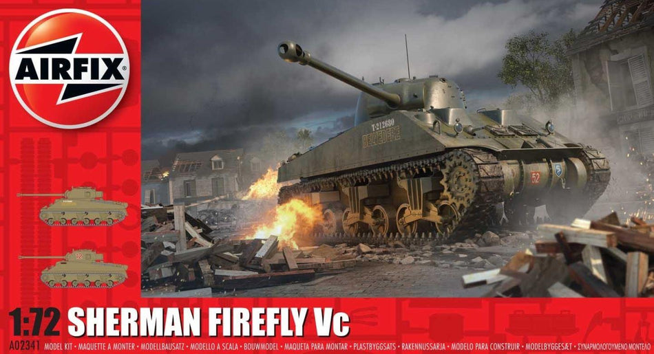 Airfix 1/72 Scale British Sherman Firefly Tank 1944 A02341
