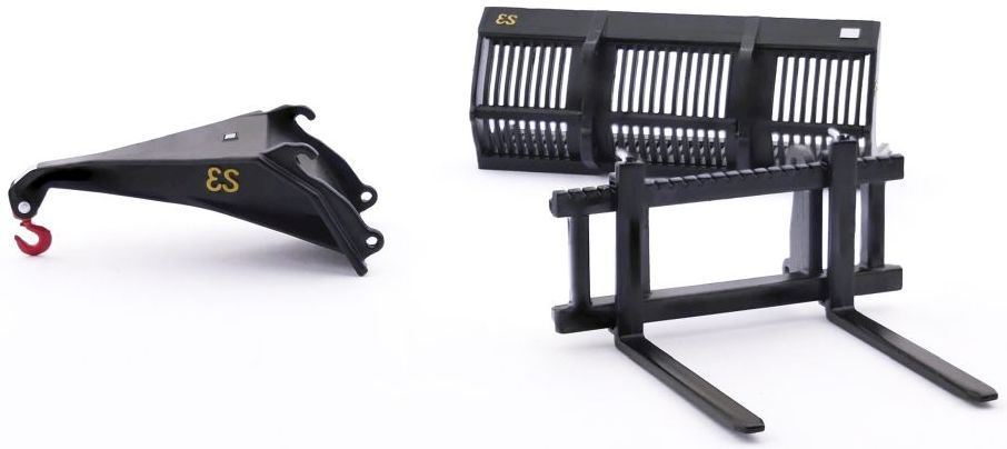 AT Collections 1:32 Scale Eurosteel wheelloader attachment set Fits JCB / Volvo