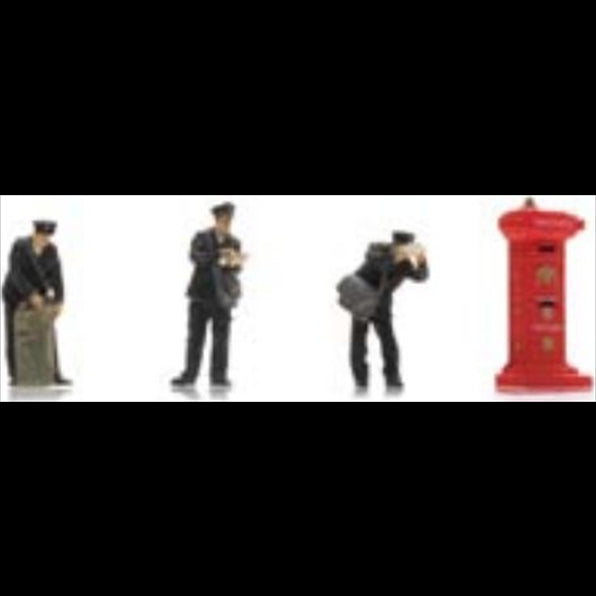 Artitec 1:87 Scale Dutch Postmen (3x) Ready Made Painted