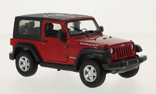 Welly 1:24 Scale Jeep Wrangler Closed Roof - Red