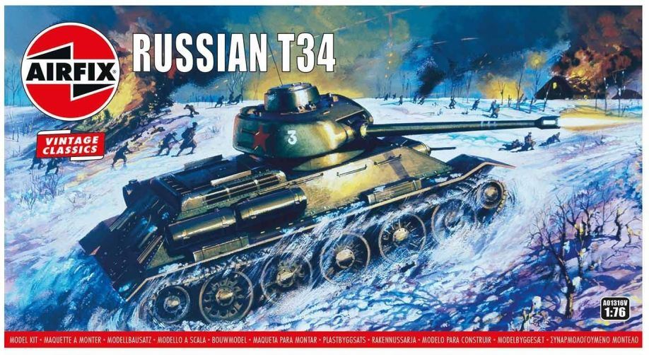 Airfix 1:76 Scale Russian T34