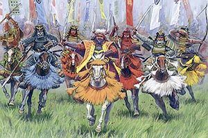 Zvesda Kits 1:72 Scale Samurai Warriors-Cavalry