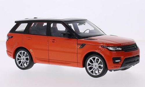 Welly 1:24 Scale Range Rover Sport - Chili Red (Orange)