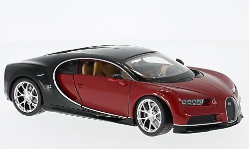 Welly 1:24 Scale Bugatti Chiron, red, 2016