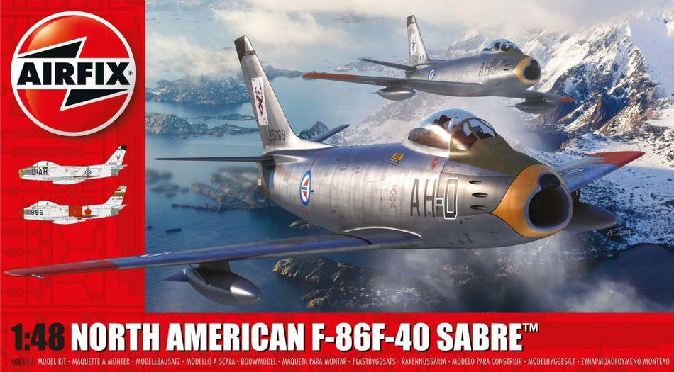 Airfix 1:48 Scale North American F-86F-40 Sabre