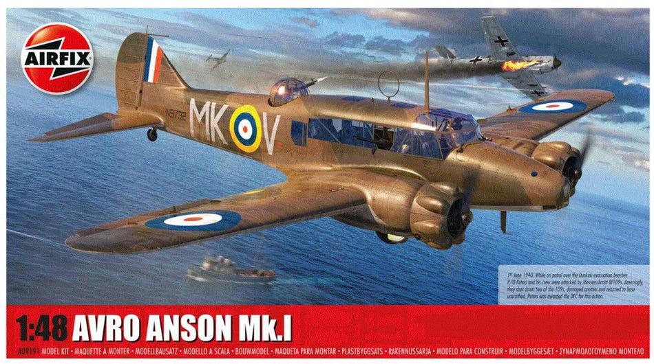 Airfix A09191 1/48 Scale RAF Avro Anson Mk.I