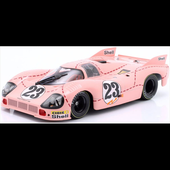 Werk83 IXO 1:18 Scale Porsche 917/20 Pink Pig #23 1st Practice 24h Le Mans 1971 Kauhsen/Joest