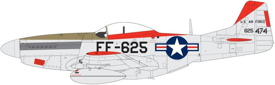 Airfix 1:48 Scale North American F51D Mustang