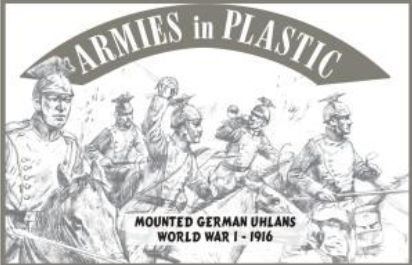 Armies in Plastic 1:32 Scale World War I Mounted German Uhlans 1916