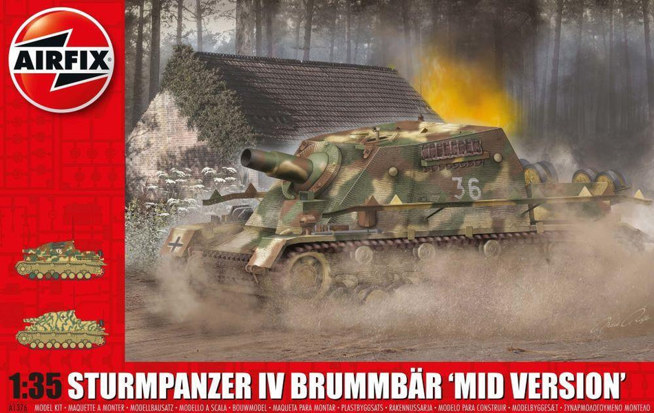 Airfix 1:35 Scale Sturmpanzer IV Brummbar (Mid Version)