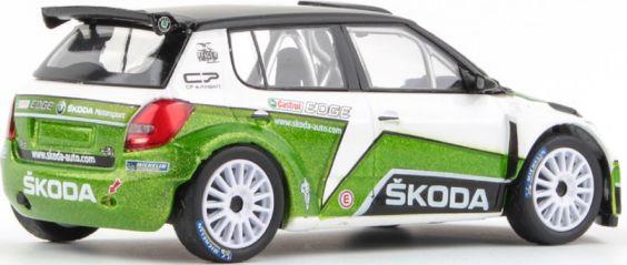 Abrex 1:43 Scale Skoda Fabia II FL S2000 2010 Skoda Motorsport Design 2012