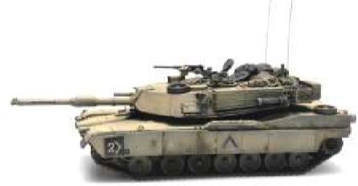Artitec 1:87 Scale US M1A1 Abrams Desert Storm Beowulf 1:87 Ready-Made, Painted