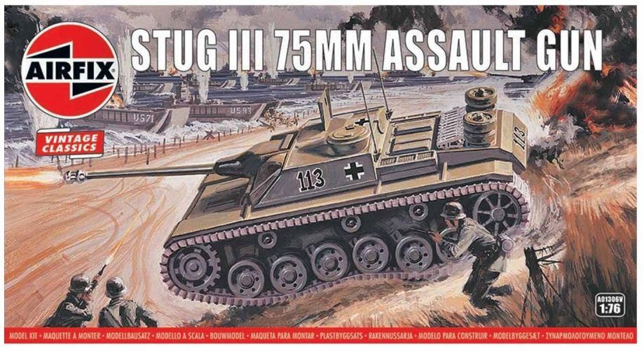 Airfix 1:76 Scale Stug III 75mm Assault Gun