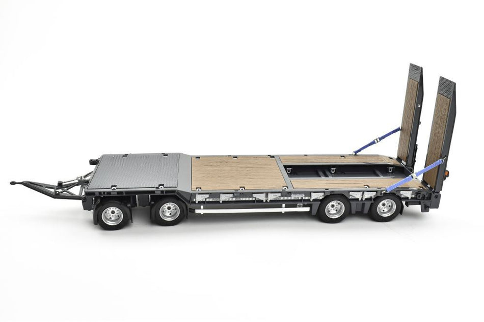 AT Collections 1:32 Scale Nooteboom ASDV-40-22 4 Axle Drawbar Trailer with Ramps - Grey