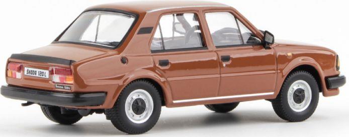 Abrex 1:43 Scale Skoda 120L 1984 Cinnamon Brown