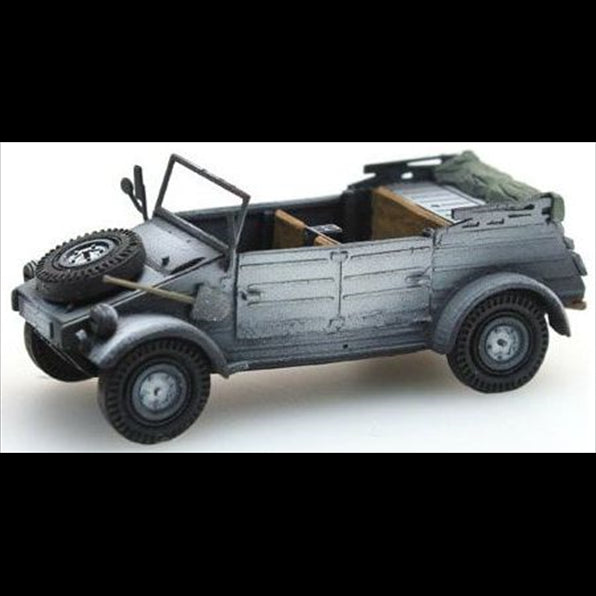 Artitec 1:87 Scale German Army Kubelwagen VW82, winter grey