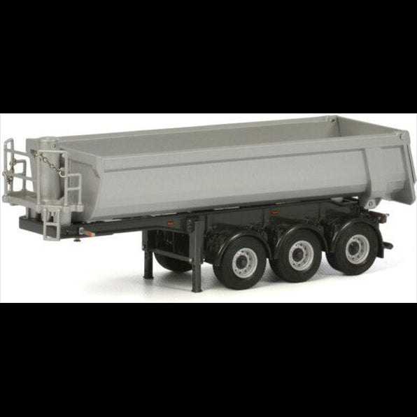 WSi 1:50 Scale Halfpipe Trailer 3 axle - Silver