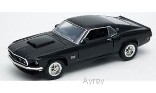 Welly 1:24 Scale Ford Mustang Boss 429 Black 1969