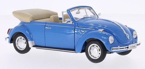 Welly 1:24 Scale VW Beetle Cabriolet 1959 - Light Blue