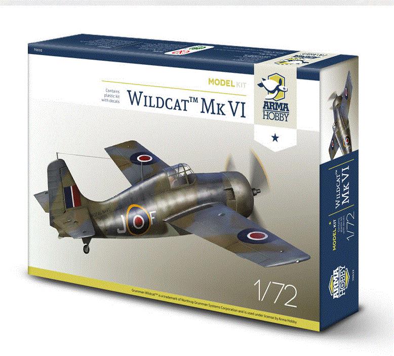 Arma Hobby AH70032 1/72 Scale Royal Navy FAA Wildcat Mk VI Plastic Model Kit