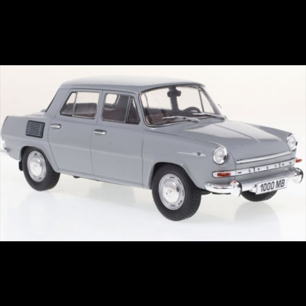 Whitebox 1:24 Scale Skoda 1000 MB Grey/White 1965