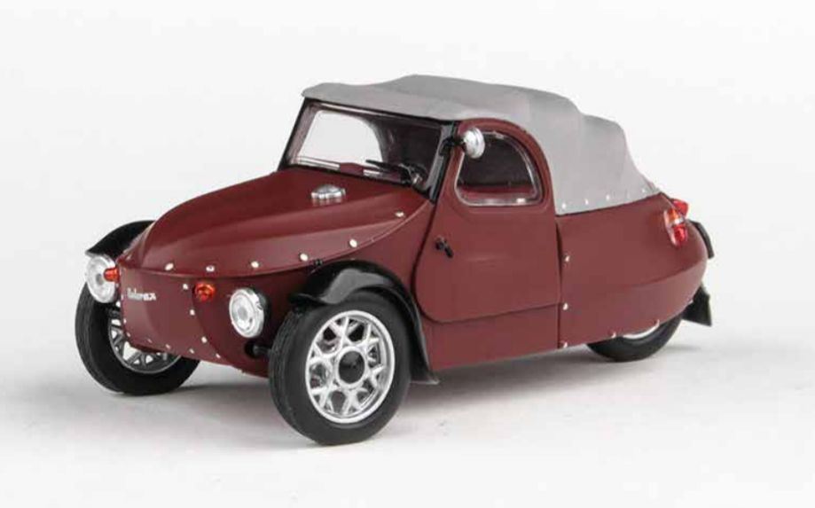 Abrex 1:43 Scale Velorex 16/350 1966 Brown/Mid Grey/Black