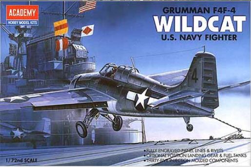 Academy Kits 1:72 Scale F4F-4 Wildcat