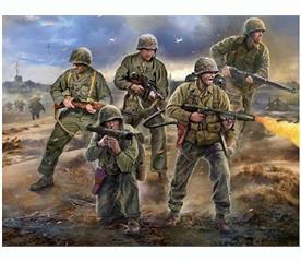 Zvesda Kits 1:72 Scale US Marines WWII