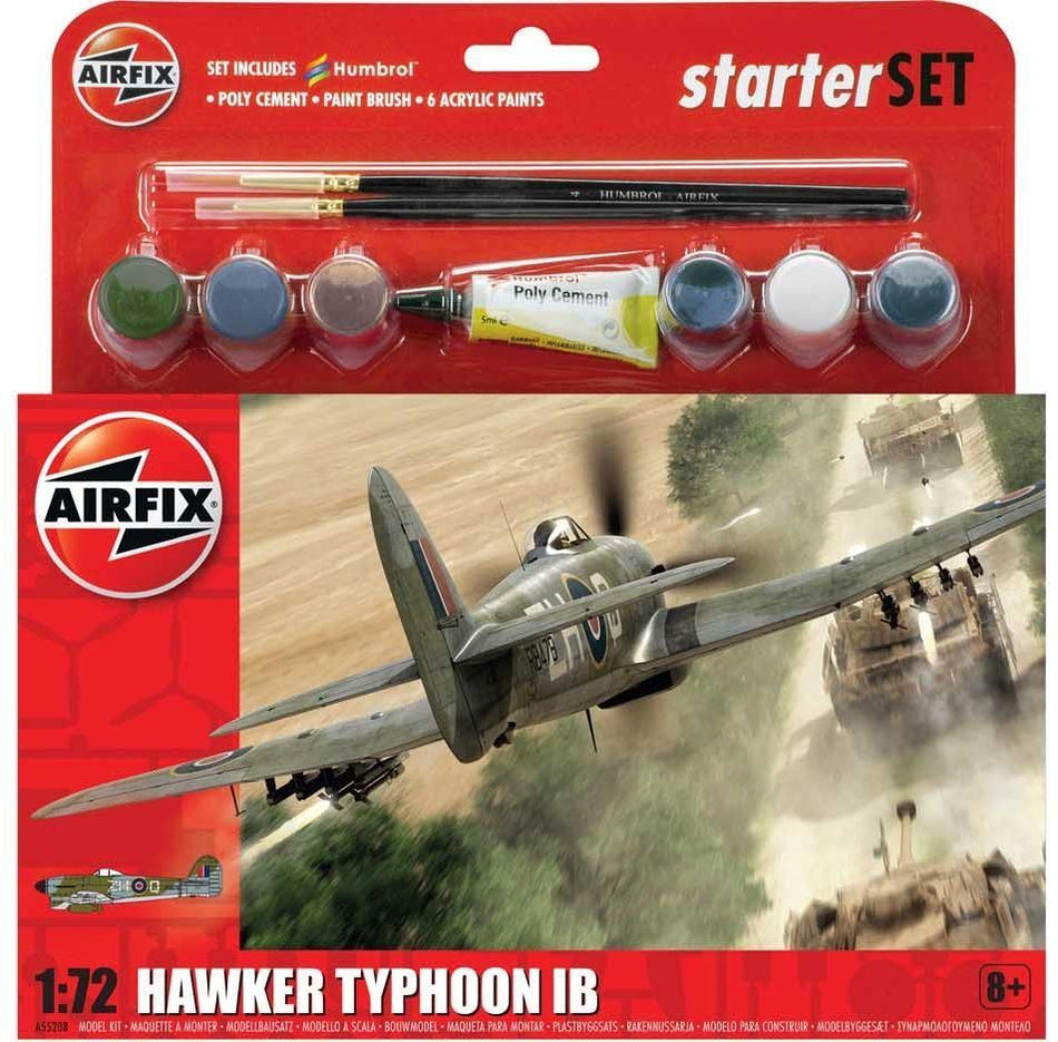 Airfix 1:72 Scale Hanging Gift Set Hawker Typhoon Mk.Ib