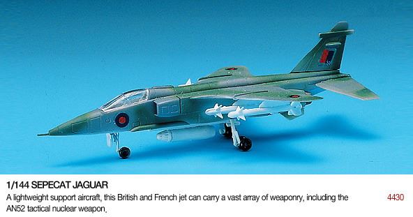 Academy Plastic Kits 1:144 Scale Sepecat Jaguar