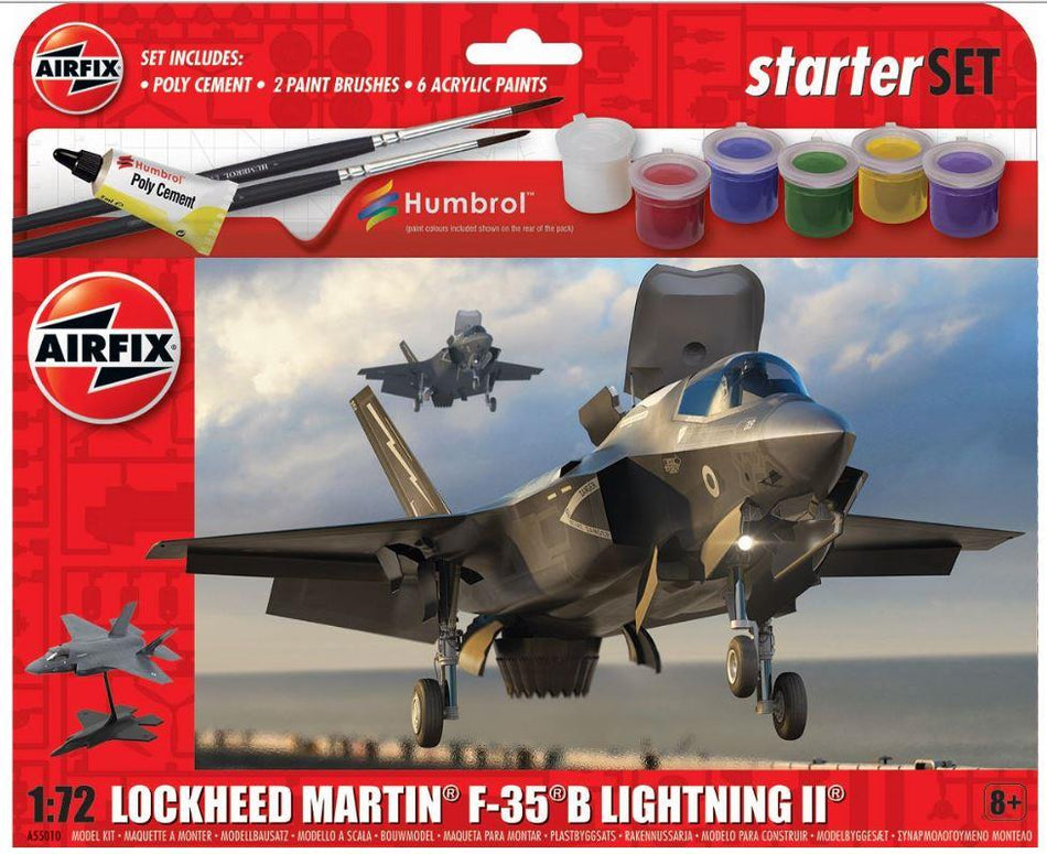 Airfix A55010 1/72 Scale Starter Set &#8211; Lockheed Martin F-35B Lightning II