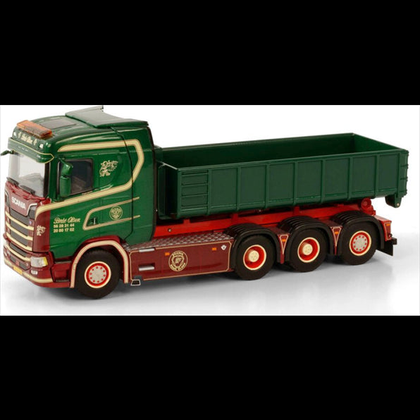 WSi 1:50 Scale Scania S Normal CS20N Rigid Hooklift System + Container 15M3 'Brdr. Olsen'