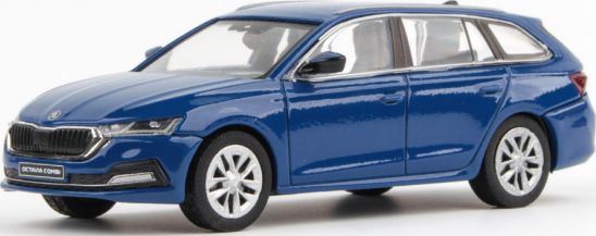 Abrex 1:43 Scale Skoda Octavia IV Combi 2020 Modra Energy