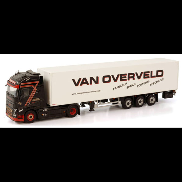 WSi 1:50 Scale Volvo FH5 Globetrotter XL 4x2 Box Trailer 'Van Overveld'