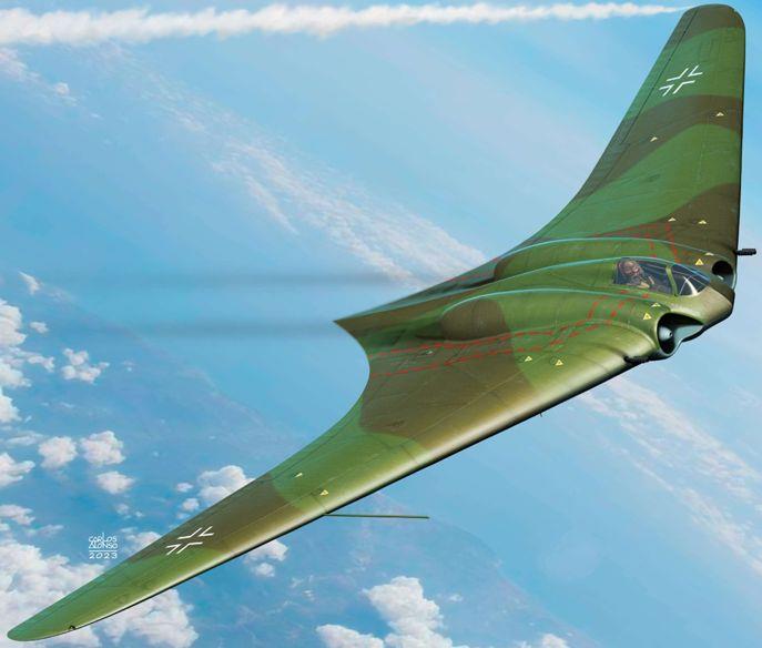 Academy Kits 1:72 Scale German WWII Horten Ho 229 'Wunderwaffe'