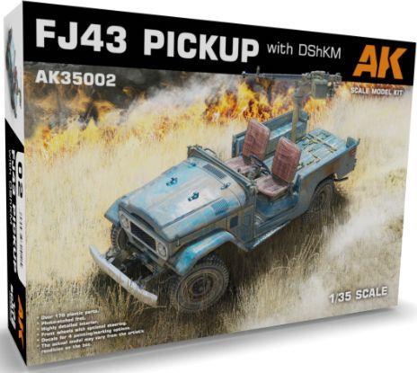 AK Interactive 1:35 Scale FJ43 Pickup w/DShKM