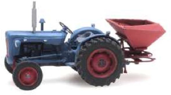 Artitec 1:87 Scale Tractor Ford With Broadcast Spreader 1:87 Ready-Made, Painted